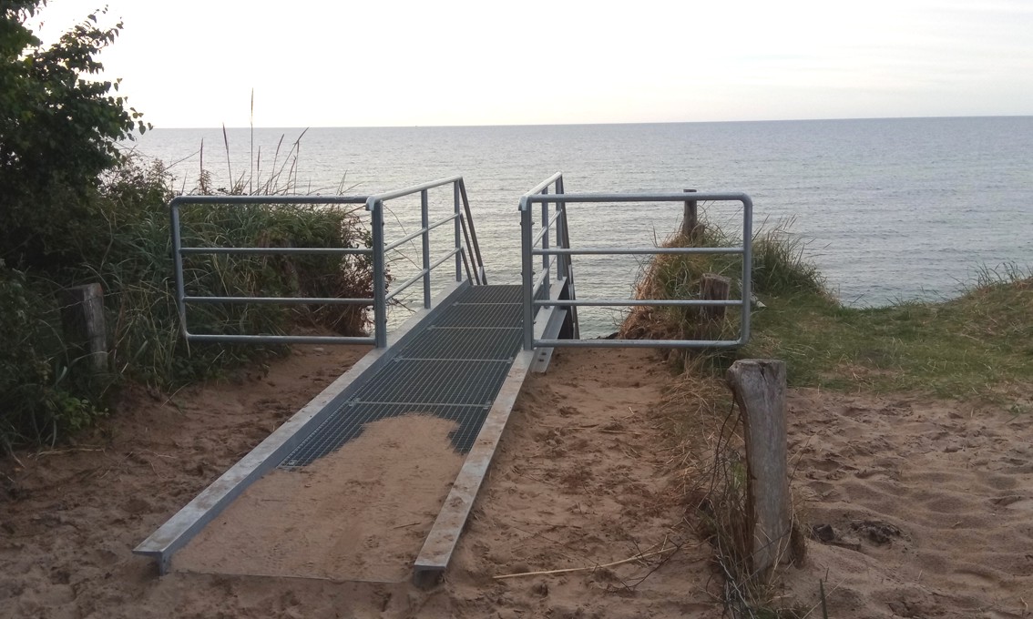 Die Kreptitzer Treppe ist nur 800m entfernt.